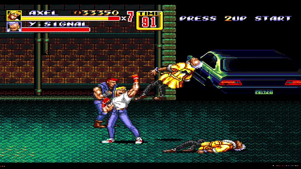 Streets Of Rage 2 Moves